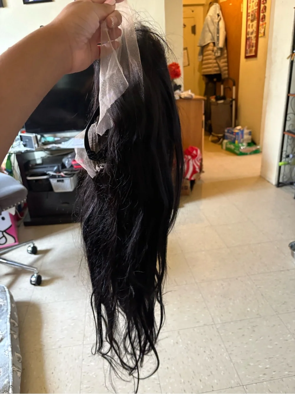 Bling hair human hair 13x4 30inch